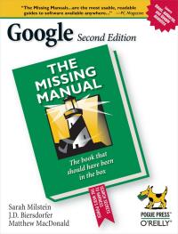 Titelbild: Google: The Missing Manual 2nd edition 9780596100193