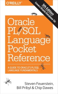 Cover image: Oracle PL/SQL Language Pocket Reference 5th edition 9781491920008