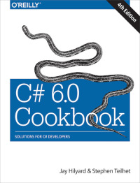 Titelbild: C# 6.0 Cookbook 4th edition 9781491921463