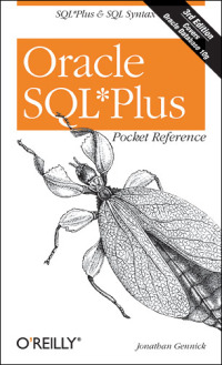 Cover image: Oracle SQL*Plus Pocket Reference 3rd edition 9780596008857