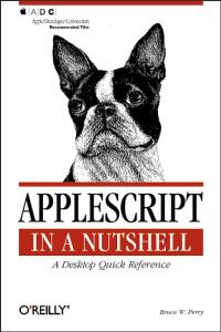 صورة الغلاف: AppleScript in a Nutshell 1st edition 9781565928411