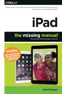 Cover image: iPad: The Missing Manual 7th edition 9781491947159