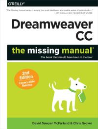Immagine di copertina: Dreamweaver CC: The Missing Manual 2nd edition 9781491947203