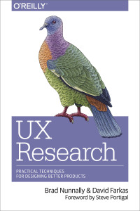 Cover image: UX Research 1st edition 9781491951293