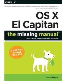 Titelbild: OS X El Capitan: The Missing Manual 1st edition 9781491917954