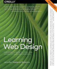 Cover image: Learning Web Design 5th edition 9781491960202