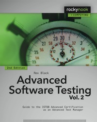 Cover image: Advanced Software Testing - Vol. 2, 2nd Edition 2nd edition 9781937538507