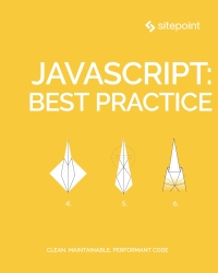 Cover image: JavaScript: Best Practice 1st edition 9780648331520