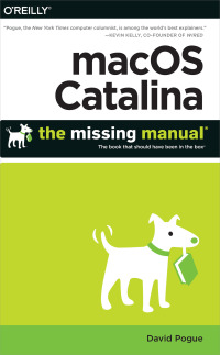 Imagen de portada: macOS Catalina: The Missing Manual 1st edition 9781492075066