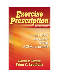 Cover image: Exercise Prescription 2nd edition 9780736066808