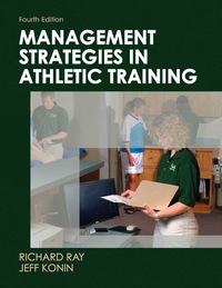 Cover image: Management Strategies in Athletic Training 4th edition 9780736077385