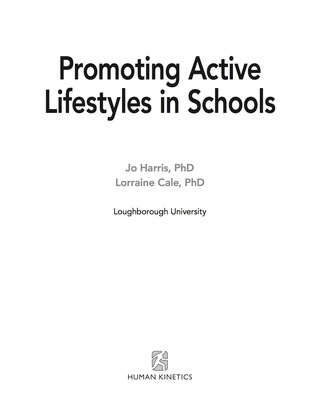 Cover image: Promoting Active Lifestyles in Schools 1st edition 9781492533818