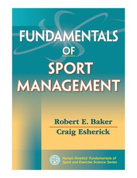 Cover image: Fundamentals of Sport Management 9780736091084
