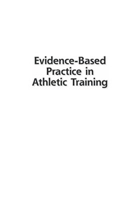 Cover image: Evidence-Based Practice in Athletic Training 9781450498159