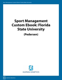 Cover image: Sport Management Custom Ebook: Florida State University (Pedersen) 1st edition 9781492571773