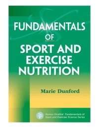 Cover image: Fundamentals of Sport and Exercise Nutrition 9780736076319