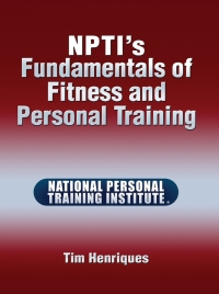 Cover image: NPTI’s Fundamentals of Fitness and Personal Training 9781450423816