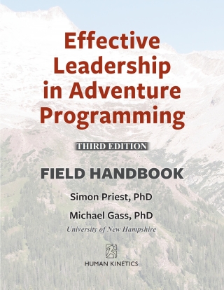 Cover image: Leadership in Adventure Programming Field Guide 3rd edition 9781492552680