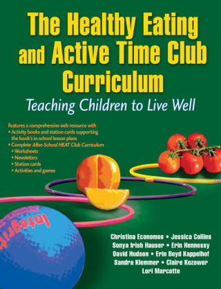 Cover image: The Healthy Eating and Active Time Club Curriculum 1st edition 9781450423748