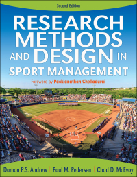 Cover image: Research Methods and Design in Sport Management 2nd edition 9781492574910