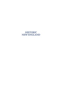 Omslagafbeelding: Historic New England 9781493024568