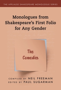 Cover image: Monologues from Shakespeare’s First Folio for Any Gender 9781493056767