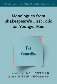 Omslagafbeelding: Monologues from Shakespeare’s First Folio for Younger Men 9781493056880