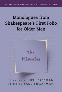 表紙画像: Monologues from Shakespeare’s First Folio for Older Men 9781493056965