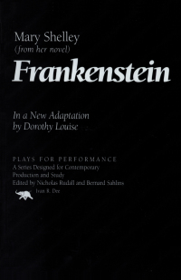 Cover image: Frankenstein 9781566635530