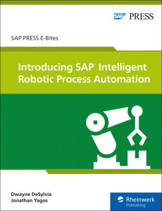 Imagen de portada: Introducing SAP Intelligent Robotic Process Automation 1st edition