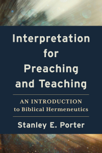 Imagen de portada: Interpretation for Preaching and Teaching 9781540966377