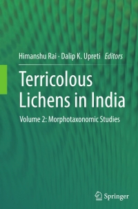 Imagen de portada: Terricolous Lichens in India 9781493903597