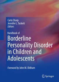 Imagen de portada: Handbook of Borderline Personality Disorder in Children and Adolescents 9781493905904