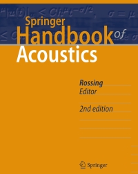 Imagen de portada: Springer Handbook of Acoustics 2nd edition 9781493907540