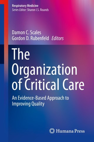 Imagen de portada: The Organization of Critical Care 9781493908103