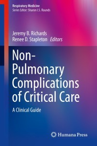 Imagen de portada: Non-Pulmonary Complications of Critical Care 9781493908721