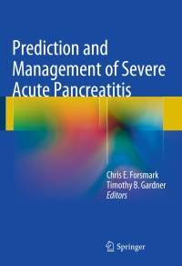 Cover image: Prediction and Management of Severe Acute Pancreatitis 9781493909704