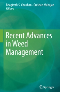 Cover image: Recent Advances in Weed Management 9781493910182