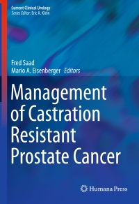 Cover image: Management of Castration Resistant Prostate Cancer 9781493911752