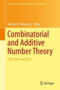 Cover image: Combinatorial and Additive Number Theory 9781493916009
