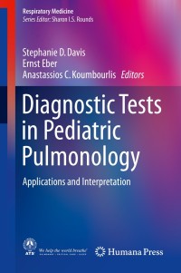 Cover image: Diagnostic Tests in Pediatric Pulmonology 9781493918003