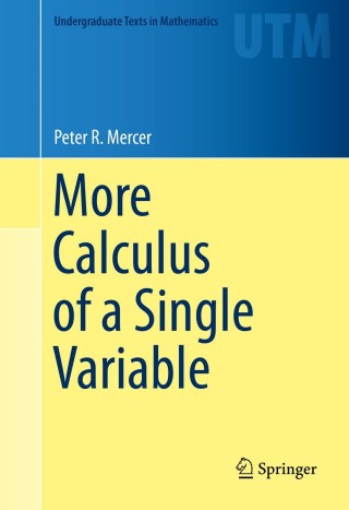 Imagen de portada: More Calculus of a Single Variable 9781493919253