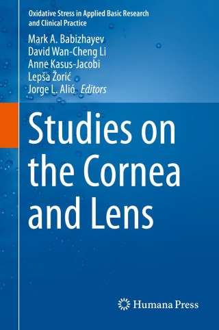 Cover image: Studies on the Cornea and Lens 9781493919345