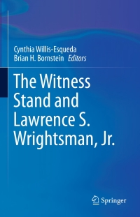 Cover image: The Witness Stand and Lawrence S. Wrightsman, Jr. 9781493920761
