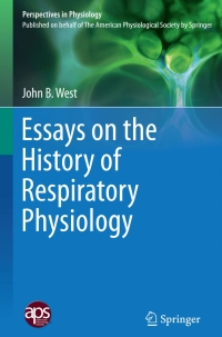 Titelbild: Essays on the History of Respiratory Physiology 9781493923618