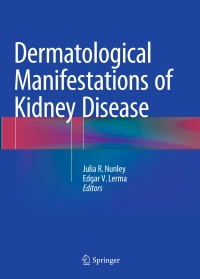 Cover image: Dermatological Manifestations of Kidney Disease 9781493923946