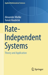 Imagen de portada: Rate-Independent Systems 9781493927050