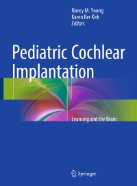Titelbild: Pediatric Cochlear Implantation 9781493927876