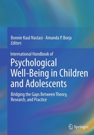 Cover image: International Handbook of Psychological Well-Being in Children and Adolescents 9781493928323