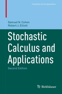 Cover image: Stochastic Calculus and Applications 2nd edition 9781493928668